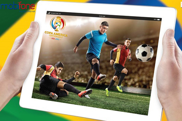  Xem Copa Ameria 2016 với các gói cước hấp dẫn từ 3G Mobifone
